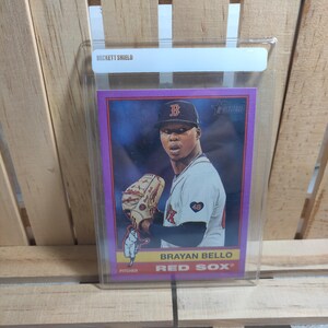 Brayan Bello 2025 Topps Heritage Base Set Baseball Karte Magenta Parallel Boston Red Sox Star Player