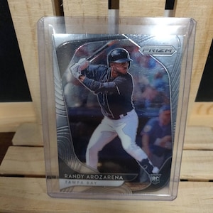 Randy Arozarena RC  Rookie 2020 Panini Prizm Base set number 53 Baseball Card Tampa Bay Rays Star Player
