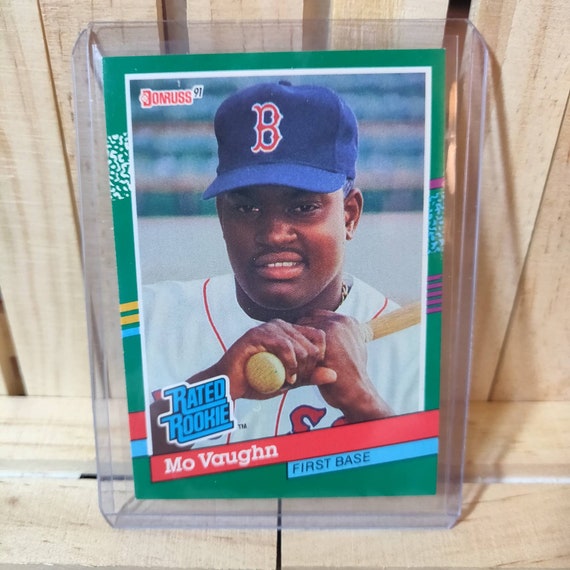Mo Vaughn RC Rated Rookie 1991 Donruss Baseball Card Base Set Etsy