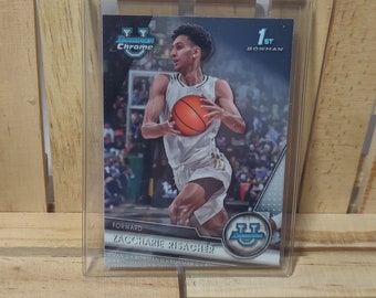 Zaccharie Risacher 2023 Topps Bowman U Chrome 1st Bowman Base Set Basketball