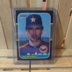 Nolan Ryan 1987 Donruss Base set Baseball Card Houston Astros Star Player