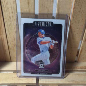 Ryne Sandberg 2021 Donruss optische mythische subset honkbalkaart Chicago Cubs-sterspeler