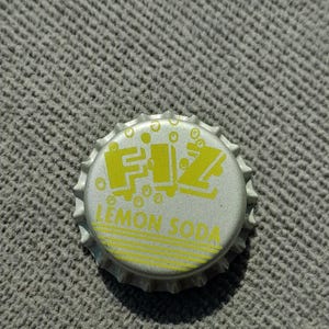 Fiz Lemon Soda Vintage Cork Lined Bottle Cap NOS unused