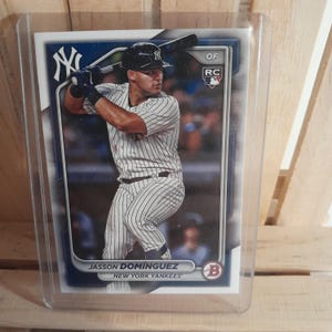 Jasson Dominguez RC 2024 Topps Bowman Base Set Baseball Card New York Yankees Player Star