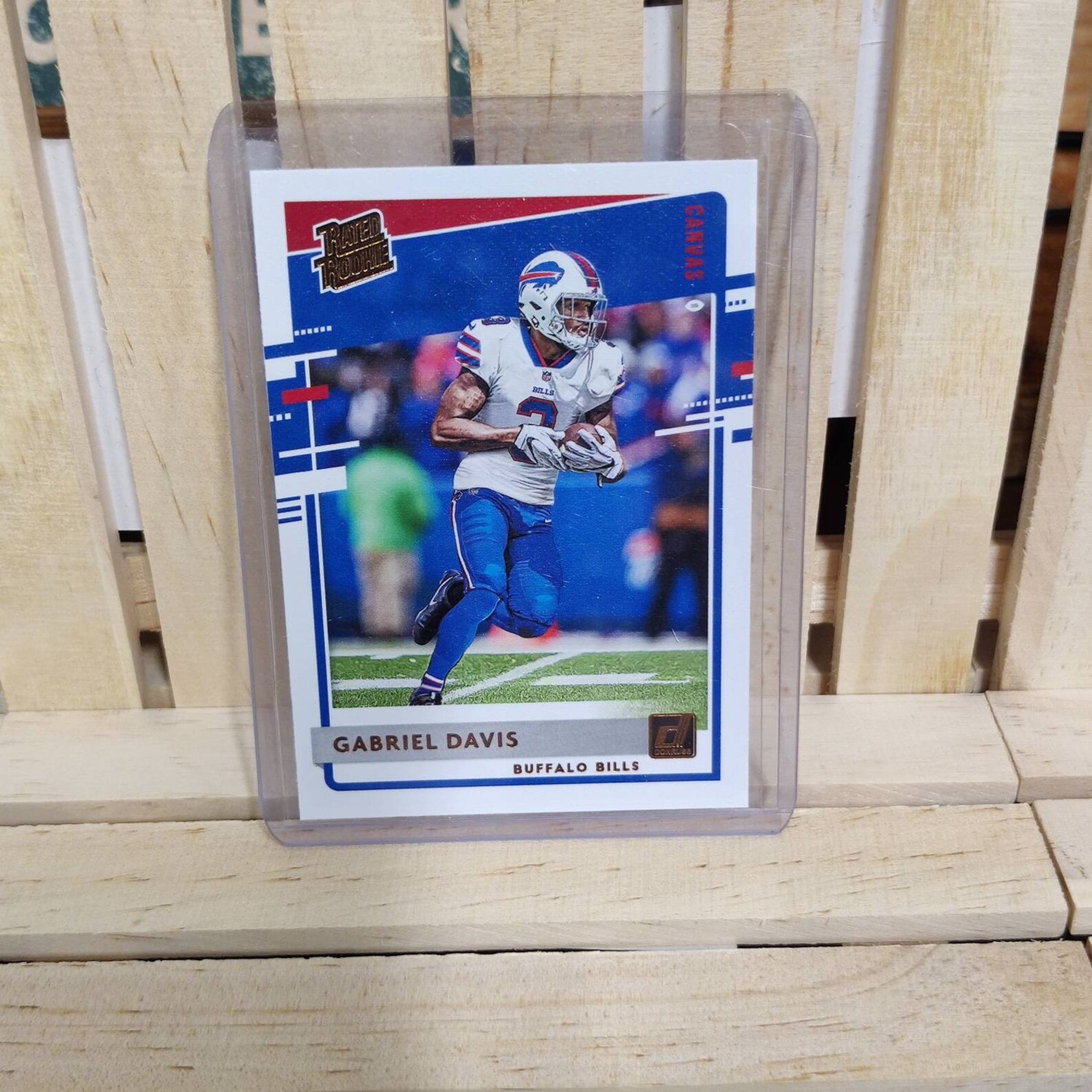 Gabriel Davis Rated Rookie 2020 Donruss Canvas Football Card Etsy