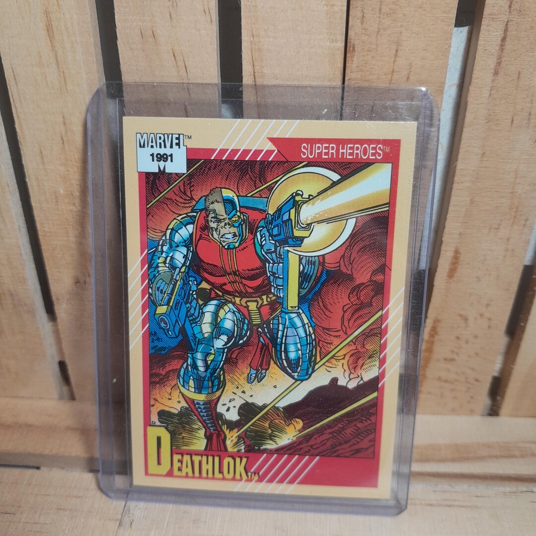 Deathlok Base Set Card 1991 Marvel Comic Trading Card Impel - Etsy