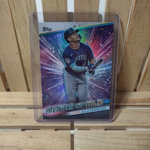 Julio Rodriguez 2024 Topps Series 1 Stars of MLB Sub Set Baseball Card Seattle Mariners Star Player