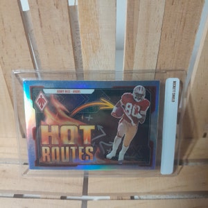 Jerry Rice 2021 Panini Phoenix Hot Routes Sous-ensemble de cartes de football San Francisco 49ers Star Player