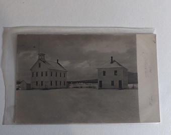 RPPC Stratton Maine zoals gevonden staat Collectible souvenir-item