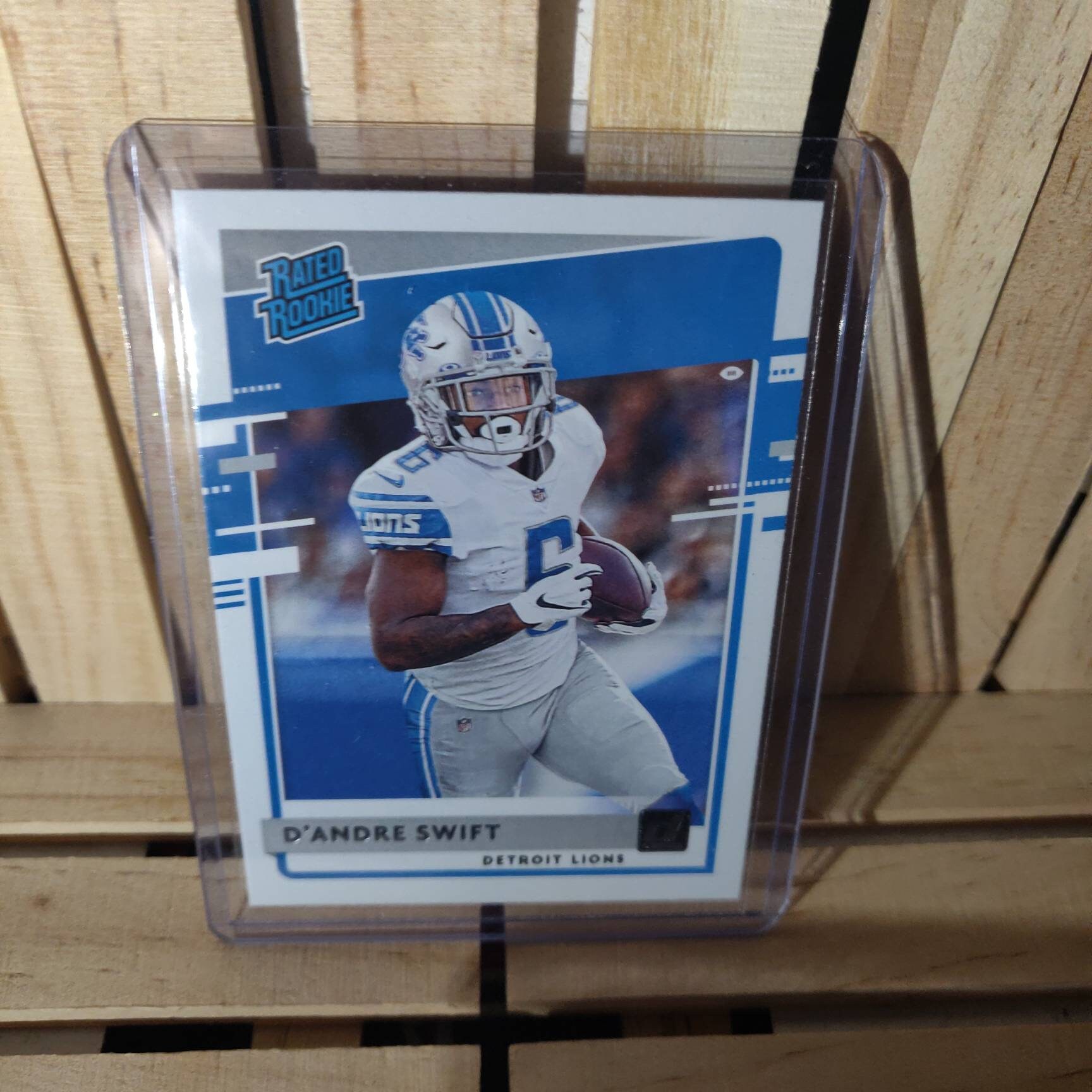 D'Andre Swift Rated Rookie 2020 Donruss Football Card Detroit Lions D'Andre Swift Rated Rookie 2020 Donruss Football Card Detroit Lions