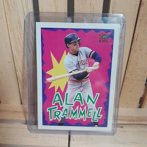 Alan Trammell 1992 Topps Kids Base Set Carta da baseball Giocatore stella dei Detroit Tigers