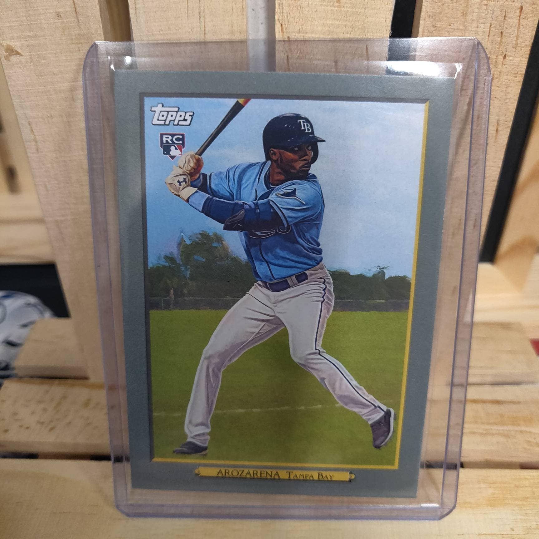 Randy Arozarena RC 2020 Topps Archives number 213 Base set Baseball Card Tampa Bay Star Player Randy Arozarena RC 2020 Topps Archives number 213 Base set Baseball Card Tampa Bay Star Player
