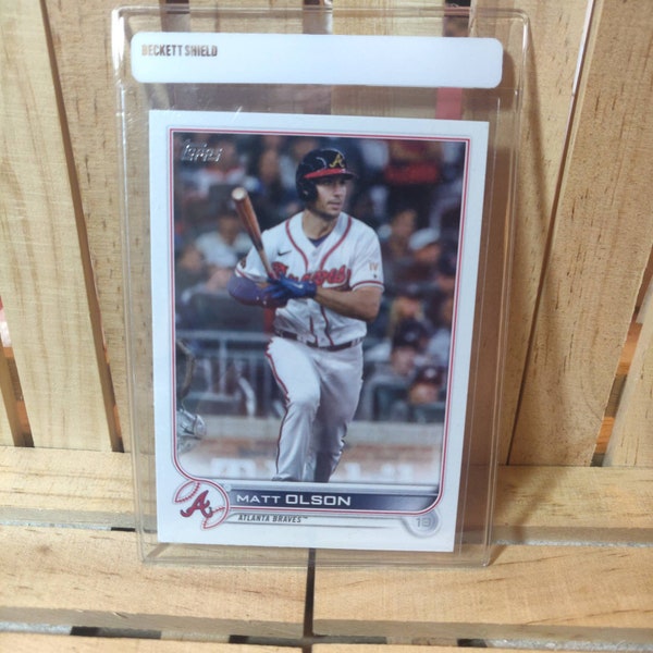 Matt Olson 2022 Topps Update Series Baseball Card Atlanta Braves Star Player