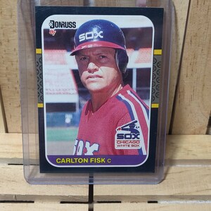 Carlton Fisk 1987 Donruss Baseball Card Base Set Chicago White Sox