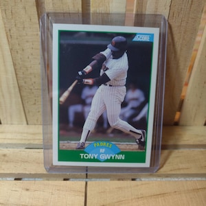 Tony Gwynn 1989 Score Baseball Card San Diego Padres