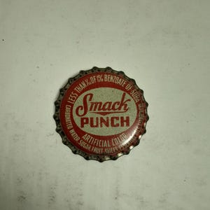 Snack Punch Soda Vintage Cork Lined Bottle Cap NOS Unused