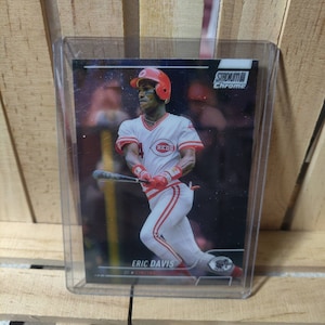 Eric Davis 2022 Topps Stadium Club Chrome Baseball Card Base Set Cincinnati Reds Star Player