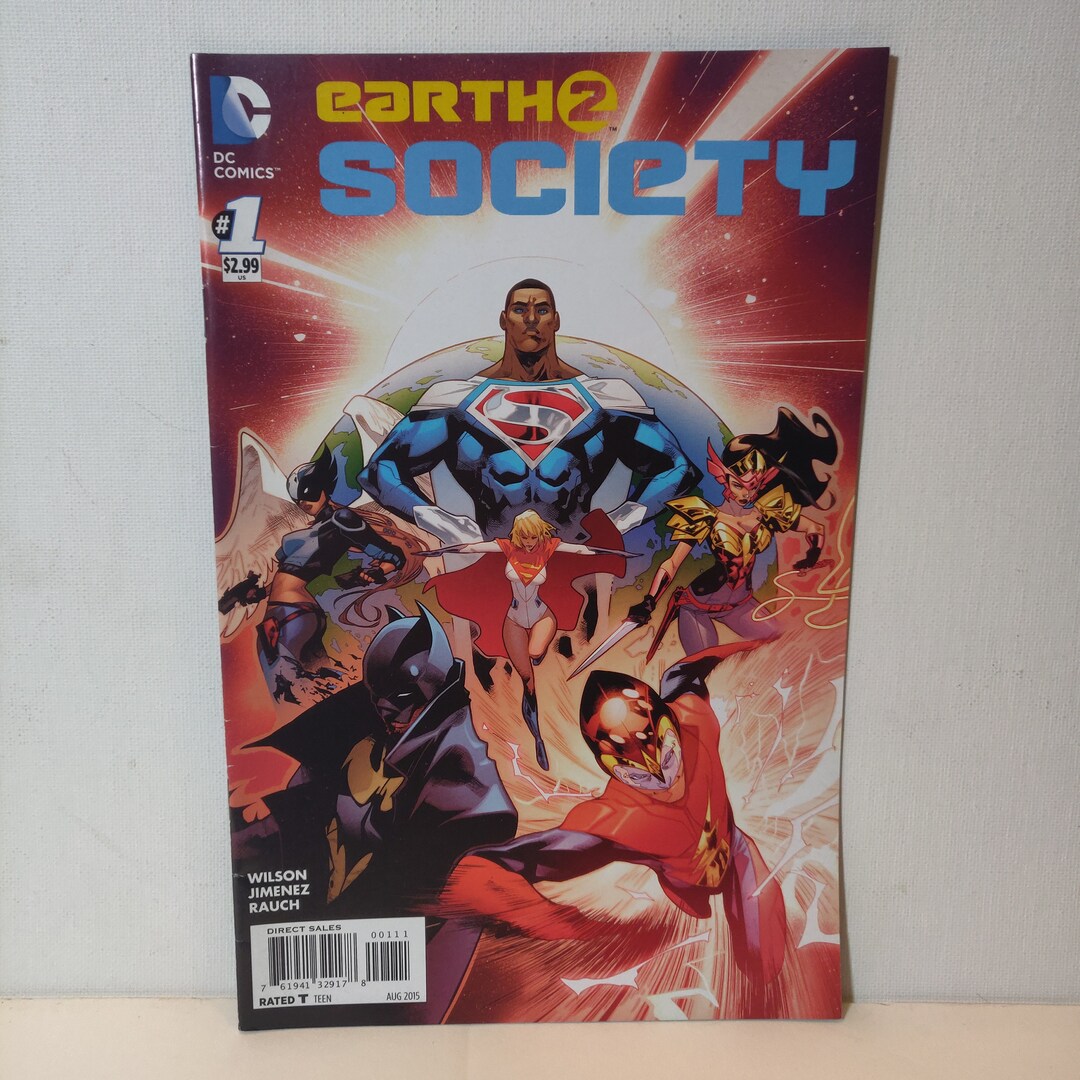 Earth 2 Society #1 DC Comics Reader Copy VG Condition Complete Pages as ...