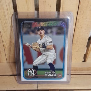 Carte de baseball Anthony Volpe 2024 Topps série 1 joueur star des Yankees de New York