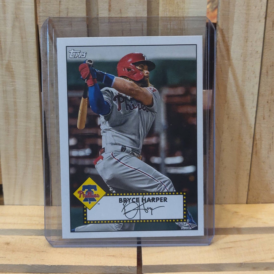 Bryce Harper 2021 Topps Series 1 T52 Sub set Baseball Card Etsy
