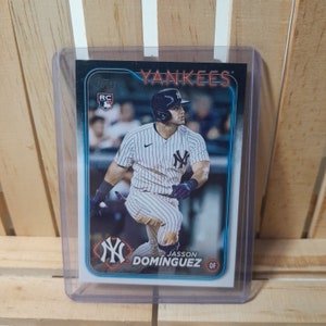 Jasson Dominguez RC 2024 Topps Series 1 Base Set Baseball Card New York Yankees Player Star
