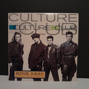 Culture Club Move Away Extended Version Remix Single Vinyl Recod Excellent condition Virgin Epic Label