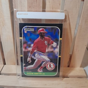 Ozzie Smith 1987 Donruss Base set Tarjeta de béisbol St Louis Cardinals Jugador estrella
