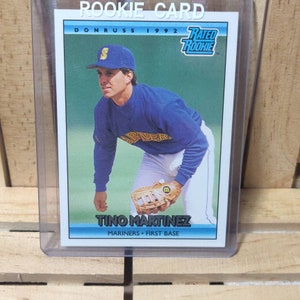 Tino Martinez Rated Rookie 1992 Donruss Baseball Card Base Set Seattle Mariners