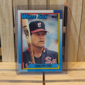 Carlton Fisk 1990 Topps Series 2 Honkbal Kaart Chicago Cubs