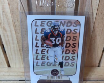 Terrell Davis 2020 Panini Legacy Legends Football Card Sub Set Denver Broncos Star Player