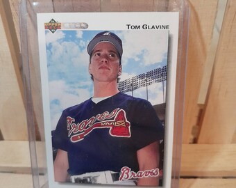 Tom Glavine 1992 Upper Deck Baseball Card Base Set Atlanta Braves