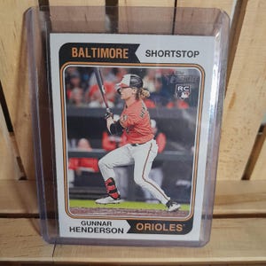 Gunnar Henderson RC 2023 Topps Heritage Base set Baseball Card Baltimore Orioles Star Player
