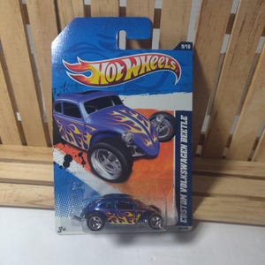 Custom Volkswagen Beetle Hot Wheels Car Toy Sealed Package