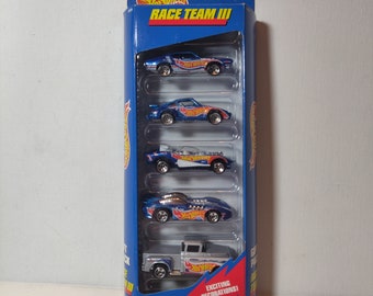Race Team III 5 Pack Hot Wheels Car Toy Sealed Package 1998