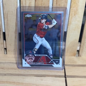 Corbin Carroll RC 2023 Topps Chrome Base set Baseball Card Arizona Diamondbacks Star Player
