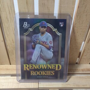 Kodai Senga RC 2023 Topps Bowman Platinum Renowned Rookies Sub Set Baseball Card New York Mets Star Player