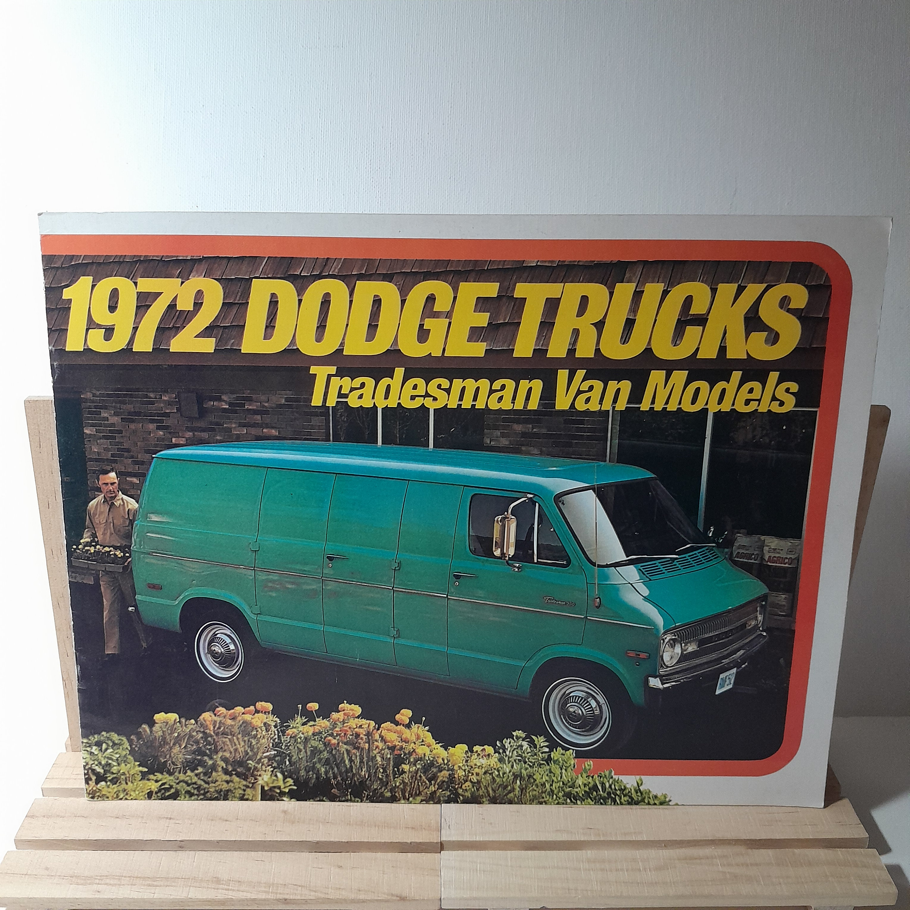 Dodge Trucks 1972 Tradesman Van Dealer Sales Pamphlet Spec Book VG