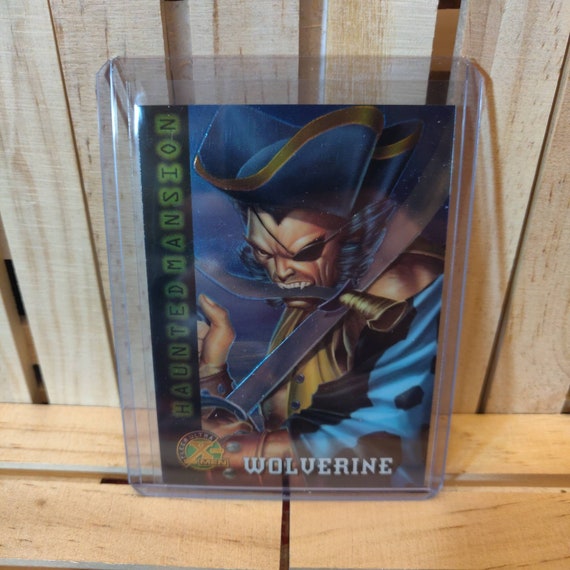 Wolverine Haunted Mansion Chrome Insert Sub Set Card 1995 Fleer