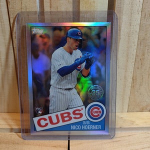 Nico Hoerner RC 2020 Topps Chrome 1985 aniversario sub set Baseball Chicago Cubs Star Rookie Player