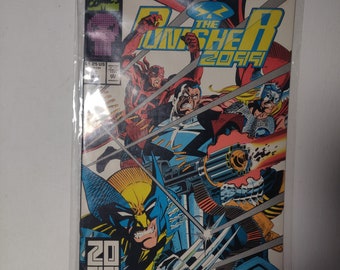 Punisher 2099 #4 Marvel Comics Reader Copy VG Zustand Komplette Seiten wie gefunden Unbewerteter Comic