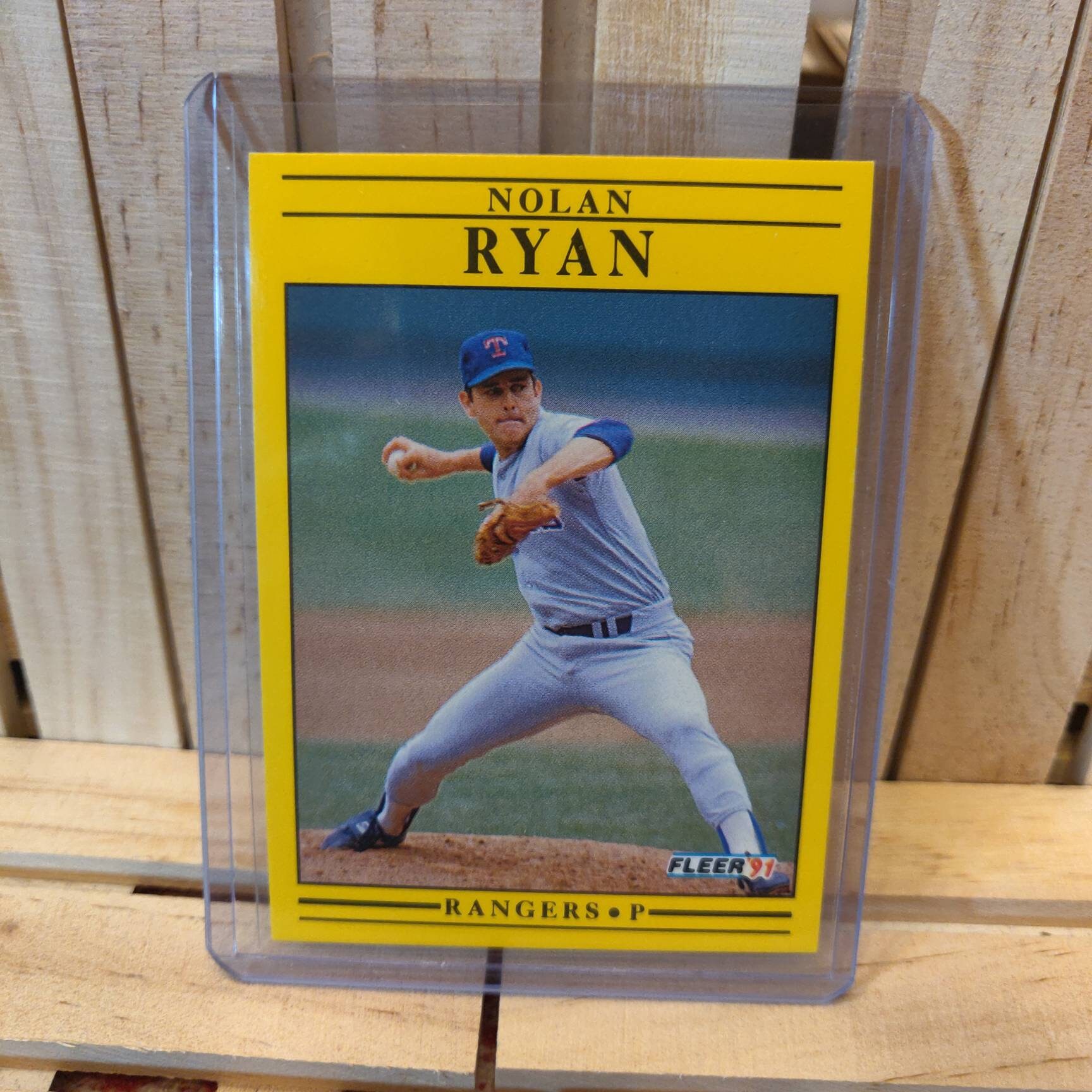 Nolan Ryan 1991 Fleer Baseball Card Texas Rangers Hofer - Etsy Denmark