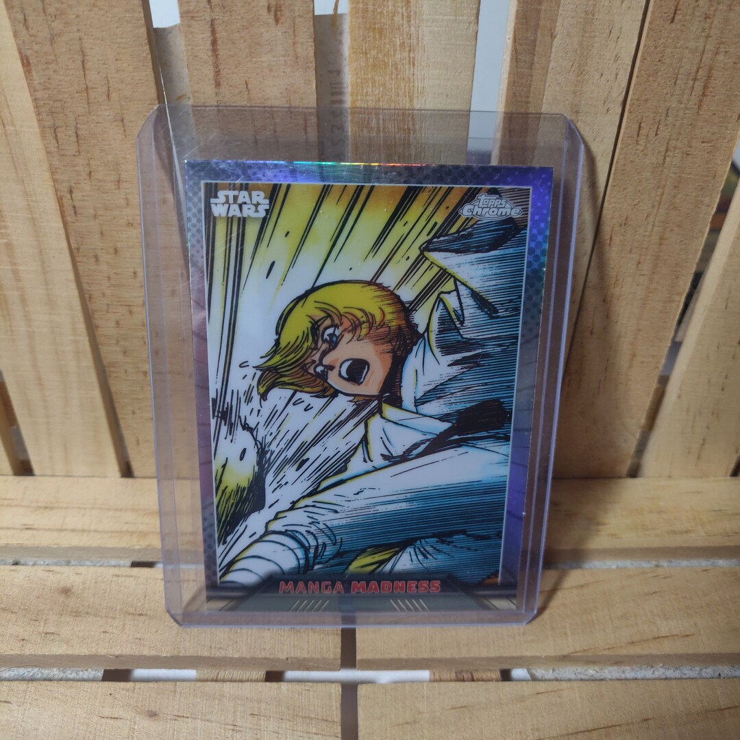 Luke Skywalker 2023 Topps Chrome Star Wars Manga Madness Sub Set