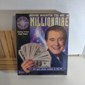 Who Wants to Be A Millionaire Software CDrom Windows 95  Game PC manual with box Sealed