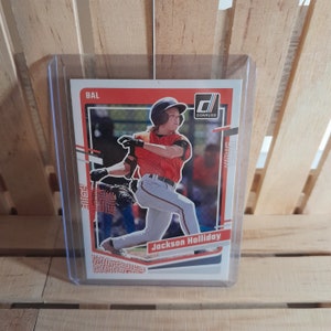 Jackson Holliday 2023 Donruss Base Set Baseball Card Baltimore Orioles Star Player