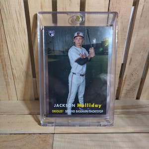 Jackson Holliday RC 2024 Topps Chrom-Basis-Set Deckel Exklusive Vintage Bildvariation Baseballkarte Baltimore Orioles Star Player