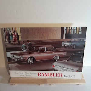 Rambler 1962 Dealer Sales Pamphlet Spec Book VG Condition