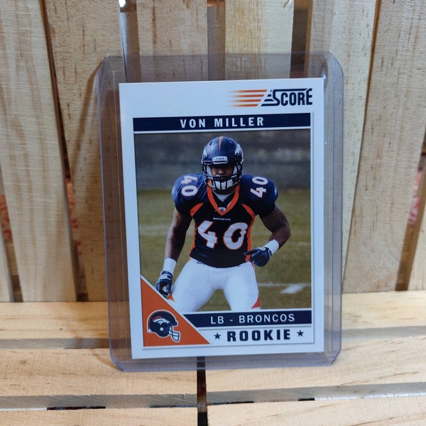 Von Miller Rookie 2011 Panini Score Football Card Denver Broncos Star Player