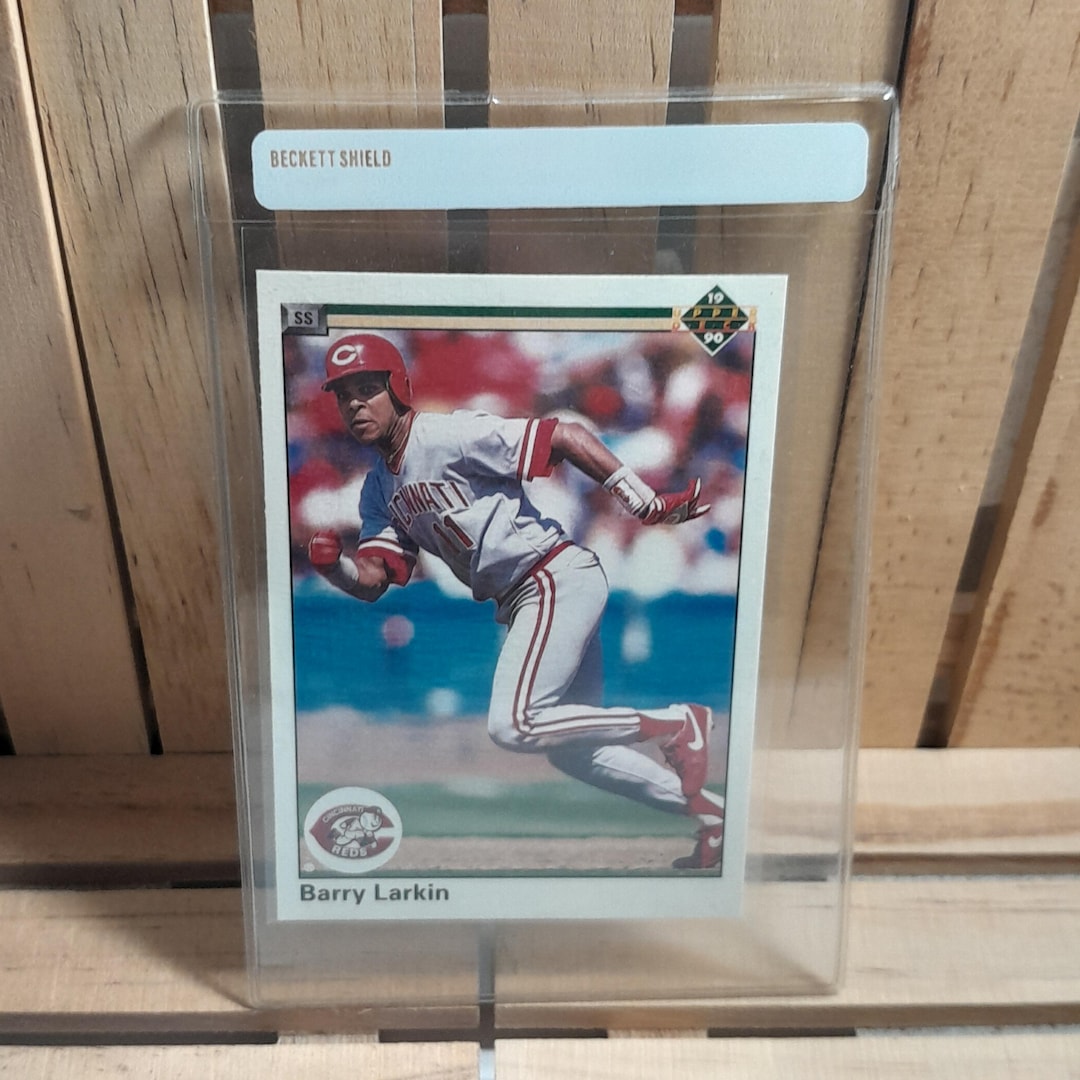 8x10 Baseball Barry Larkin Autographed Baseball (9) Cincinnati