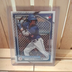 Arjun Nimmala 2024 Topps Bowman 1° Bowman Base Set Carta da baseball Toronto Blue Jays Star Player