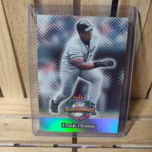 Frank Thomas 2000 Fleer Ultra Baseball Card Decennio di dominio Sub Set Chicago White Sox Star Player